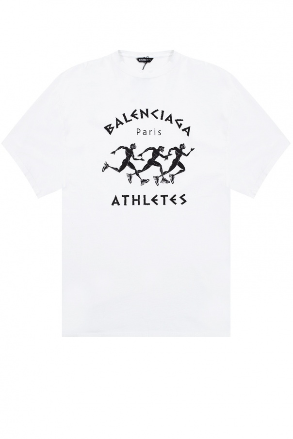 shirt Balenciaga - Regular Fit Short Sleeve Turtle Print T